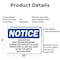 Signmission Dehumidifier Wait Two Minutes Before Turning, 10 in W x Rectangle, Aluminum OS-2PACK-NS-A-710-L-10960 - alternate 4
